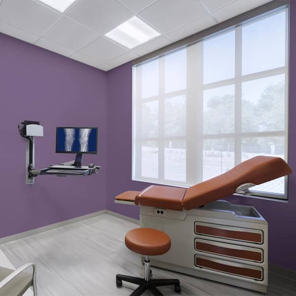 1 gal. #P570-7 Proper Purple Dead Flat Interior Paint