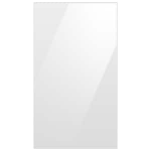 Bespoke Bottom Panel in White Glass for 4-Door Flex French Door Refrigerator