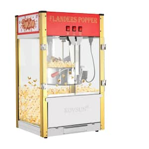 1600W 120V 16oz Red Kettle Popcorn Machine Maker Countertop