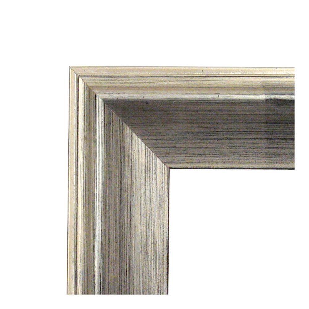Bel Volto Silver Beveled Wood Bathroom Vanity Mirror 23 x 19 in