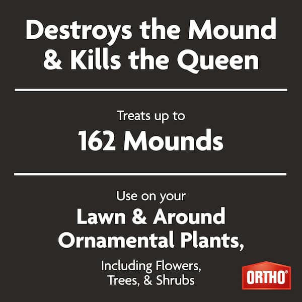 Orthene Fire Ant Killer1 12 oz. Outdoor Fire Ant Mound Killer, Kills the Queen and Destroys Mounds (Two 2-Packs)