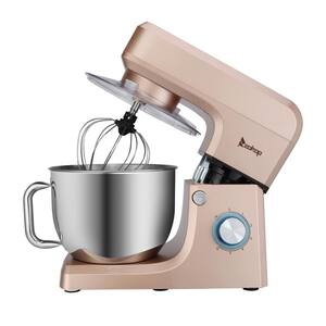 7.5 qt. 6-speed Champagne Stand Mixer with Dough Hook and Whisk