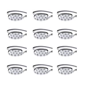6 ft. Plug-In White Strip Light Cuttable Linkable Integrated LED Color Changing CCT Onesync Under Cabinet Light(12-Pack)