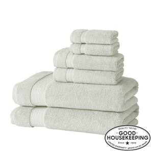 Egyptian Cotton Sage Green 6-Piece Bath Sheet Towel Set