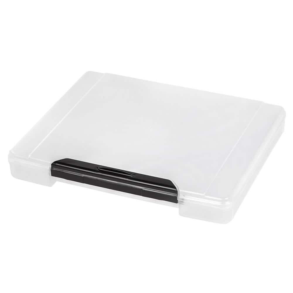 A4 File Box Slim Document Case Portable Project Case Transparent