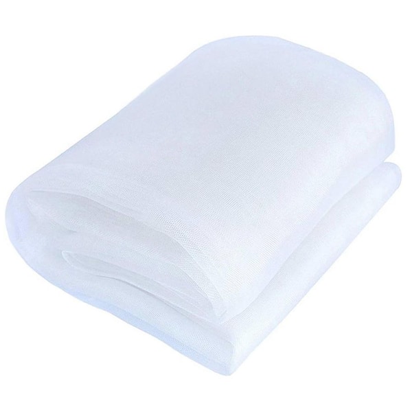 KIWDZFU Ultra Fine 10 x 43 ft. Garden Mesh Netting for Vegetables Fruit Tree Protection 2 Pack