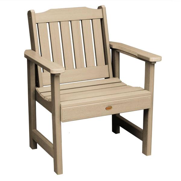 Highwood Lehigh Tuscan Taupe Recycled Plastic Outdoor Lounge Chair