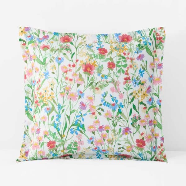 Garden Symphony Classic Cool Cotton Percale Sham - Multi, Standard