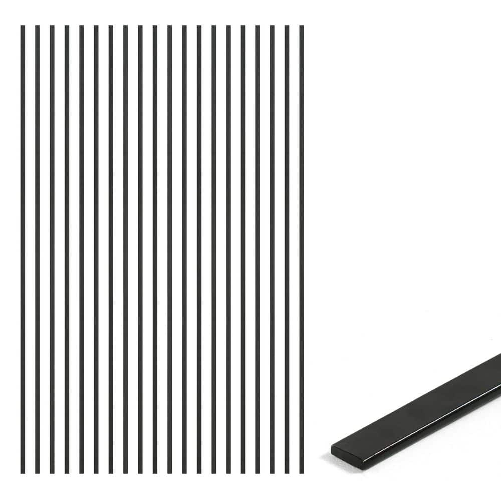 60 in. Chain Link Fence Black Galvanized Steel Flat Tension Bar (Pack of 20) price history on PriceWatchPro