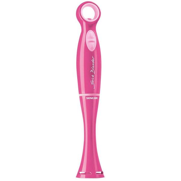 Sencor 2-Speed 17 Oz. Pink Stick Blender with Beaker