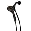 MOEN Attract with Magnetix 6-Spray Single Wall Mount 3.75 in Handheld Adjustable Shower Head in Mediterranean Bronze