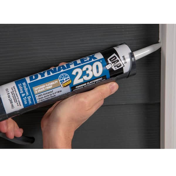 DAP - Dynaflex 230 10.1 oz. Black Premium Exterior/Interior Window, Door and Trim Sealant (12-Pack)