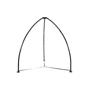 8.5 ft. Tripod Steel Frame Outdoor Hammock Chair Stand in Black