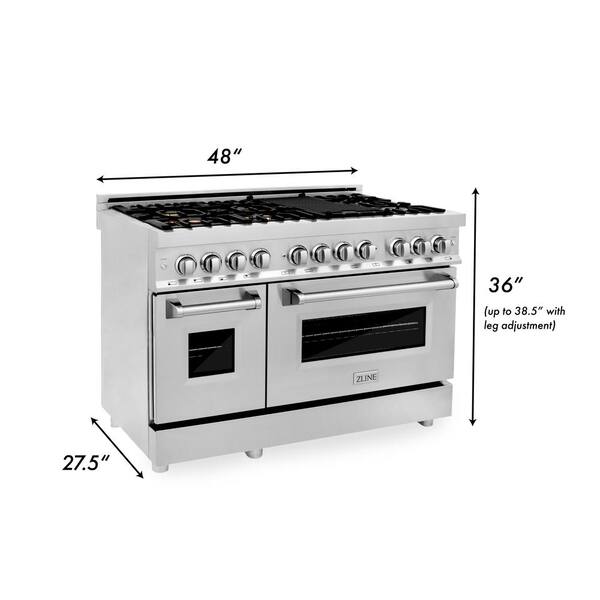 6 burner electric stove with double oven