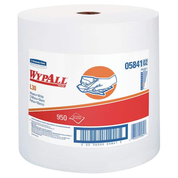 WYPALL White 1-Ply Paper Towel Roll (950-Sheets per Roll)