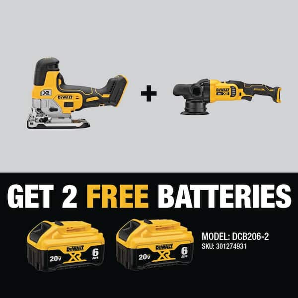 DEWALT 20V MAX XR Cordless Barrel Grip Jigsaw and 20V MAX XR Brushless