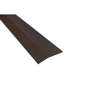 Forest Brown 2 in. x 36 in. Fluted Carpet Trim