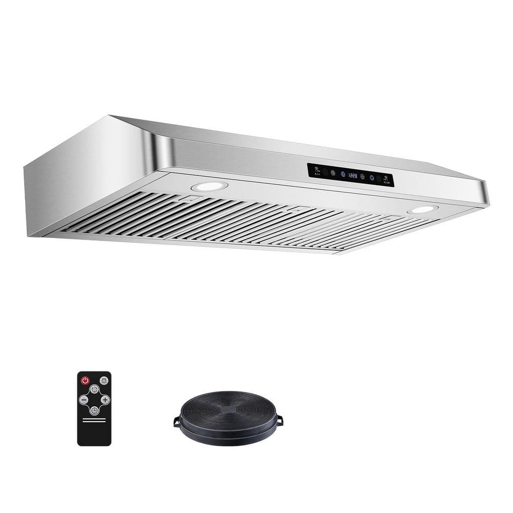36 in. 700 CFM Ducted Under Cabinet Range Hood with Touch Display, LED Lights, and Permanent Filters in Stainless Steel price history on PriceWatchPro