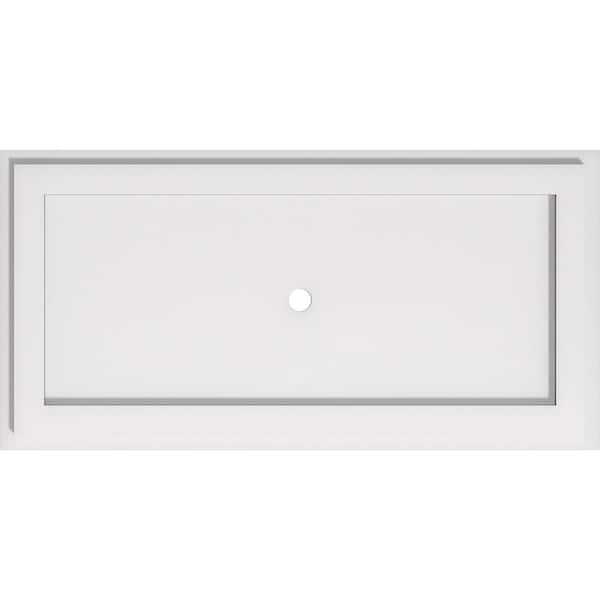1 in. x 26 in. x 13 in. PVC Medallion Moulding