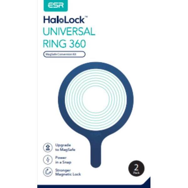 ESR HaloLock Magnetic Universal Ring 360 Blue (2-Pack) 3C13210240302 - The  Home Depot