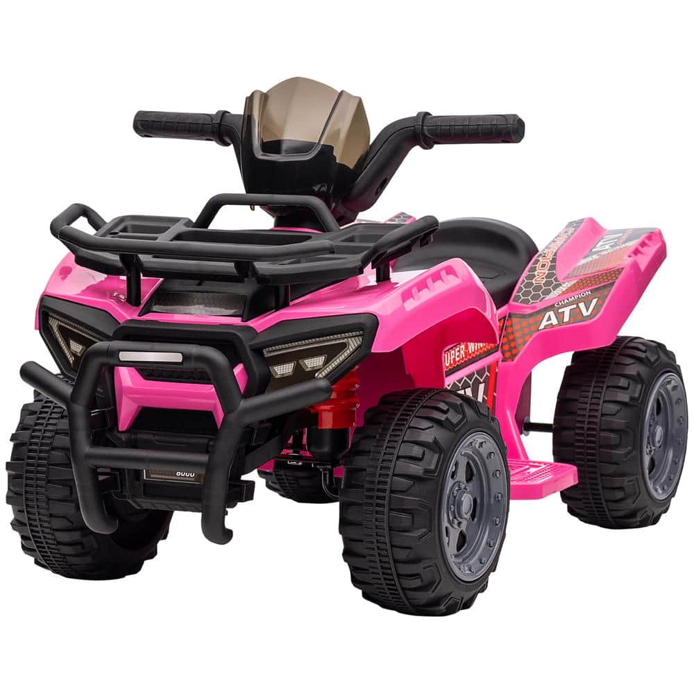 Siavonce Kids ATV Wheeler Ride on Car, Motorized Quad, 6V