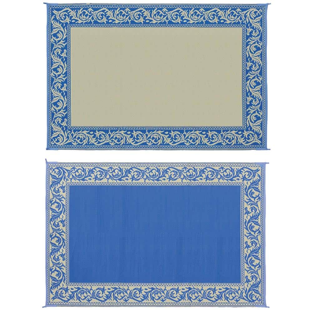 6 ft. X 9 ft. Classical Blue/Beige Reversible Mat price history on PriceWatchPro