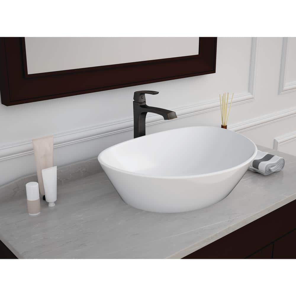 Cardania Oil-Rubbed Bronze Single-Handle Vessel Sink Faucet