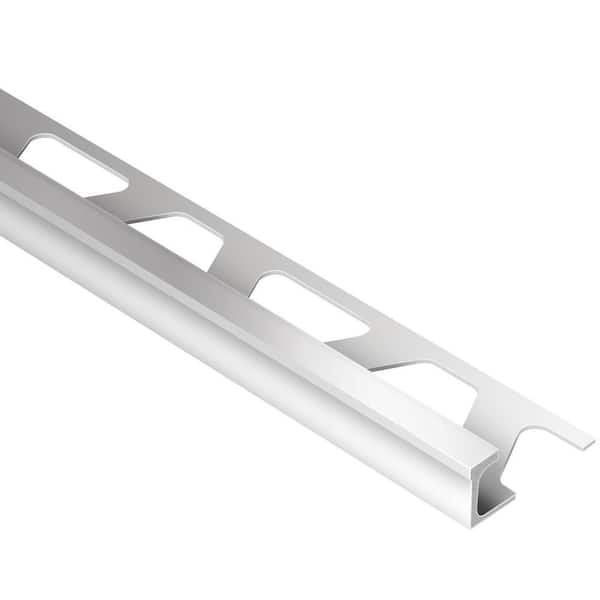 Schluter Systems Dilex-AHK 0.375-in W x 98.5-in L Satin Anod Alum Aluminum Tile Edge Trim