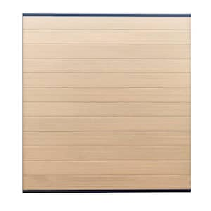 6 ft. x 6 ft. Sand 360 Cap Composite Horizontal Fence Panel