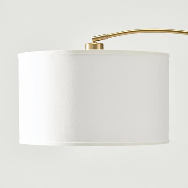Brightech Logan 76 in. Antique Brass Modern 1-Light