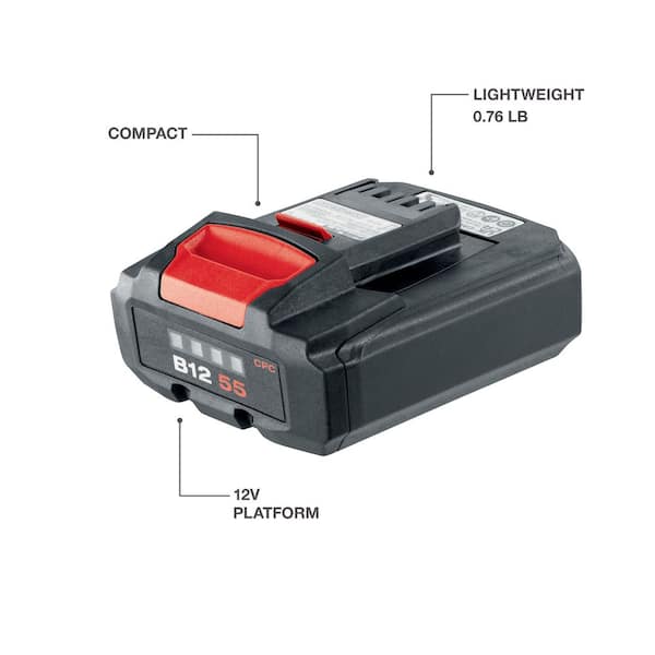 Hilti 12-Volt 5.0 Ah Lithium-Ion Compact High Performance Battery