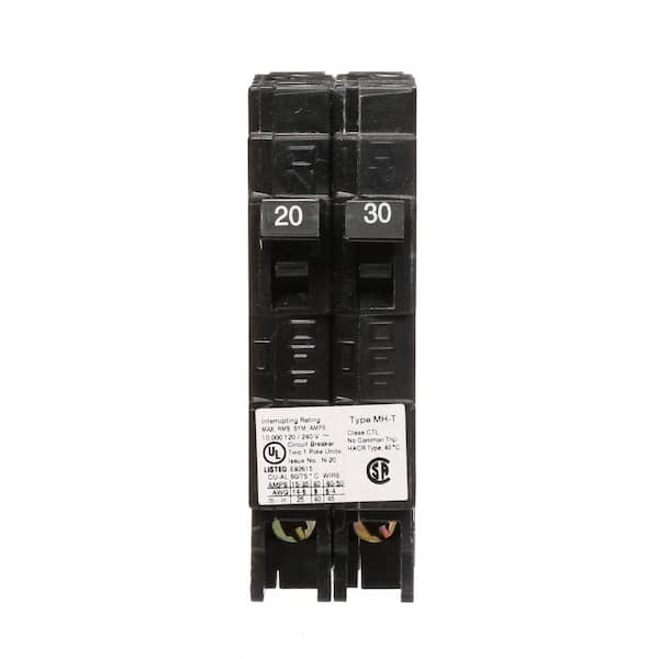 Murray 20/30 Amp Single Pole Tandem Type MH-T Plug-In Circuit Breaker