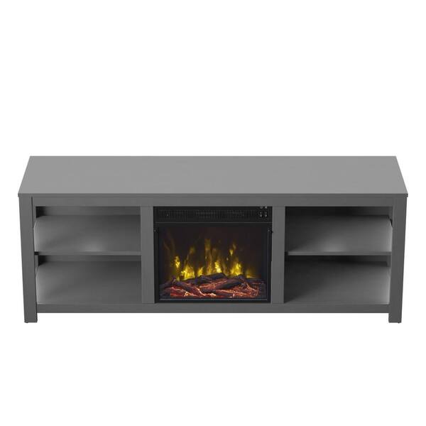 Twin Star Home 65 in. Freestanding Wooden Electric Fireplace TV Stand in  Antique Gray 18MM6794-PG22S - The Home Depot