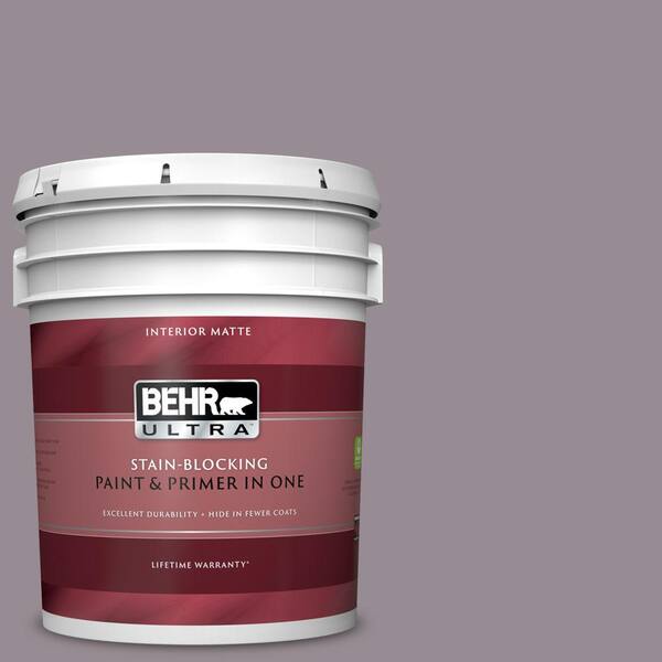 BEHR ULTRA 5 gal. #UL250-6 Contessa Matte Interior Paint and Primer in One