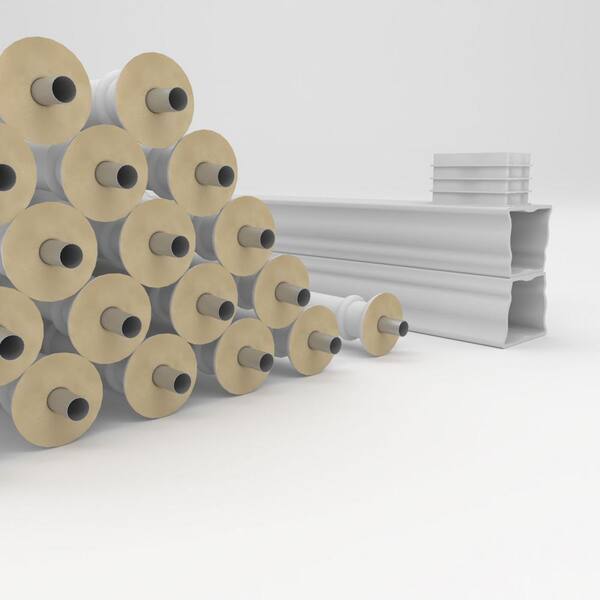 Ekena Millwork Fiberthane York Balustrade 36 in. L x 32 in. H Fiberglass Railing Kit