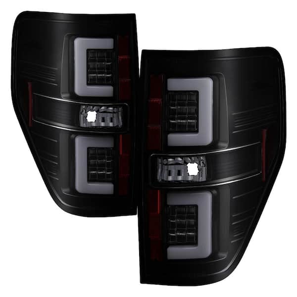 Spyder Auto Ford F150 09-14 Version 2 Light Bar LED Tail Lights - Black Smoke