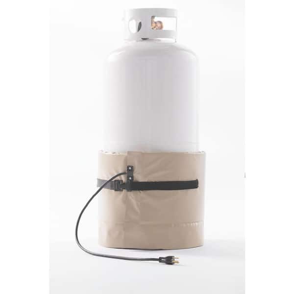 Warmguard Insulated Band Style Gas Cylinder Warmer Propane Heater Fits 20 Lbs 30 Lbs And 40 Lbs Gas Tanks Max Temp 90 F Wg20 The Home Depot