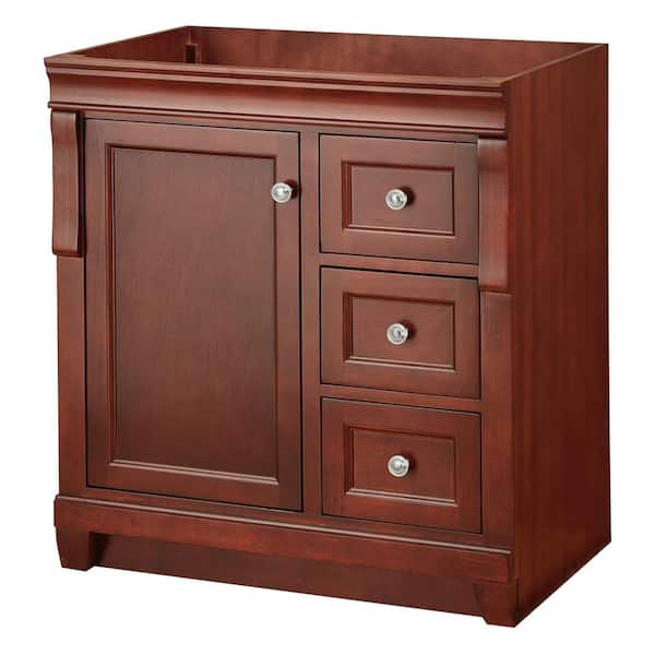 Naples 30 in. x 21 in. D Vanity Cabinet Only in Tobacco