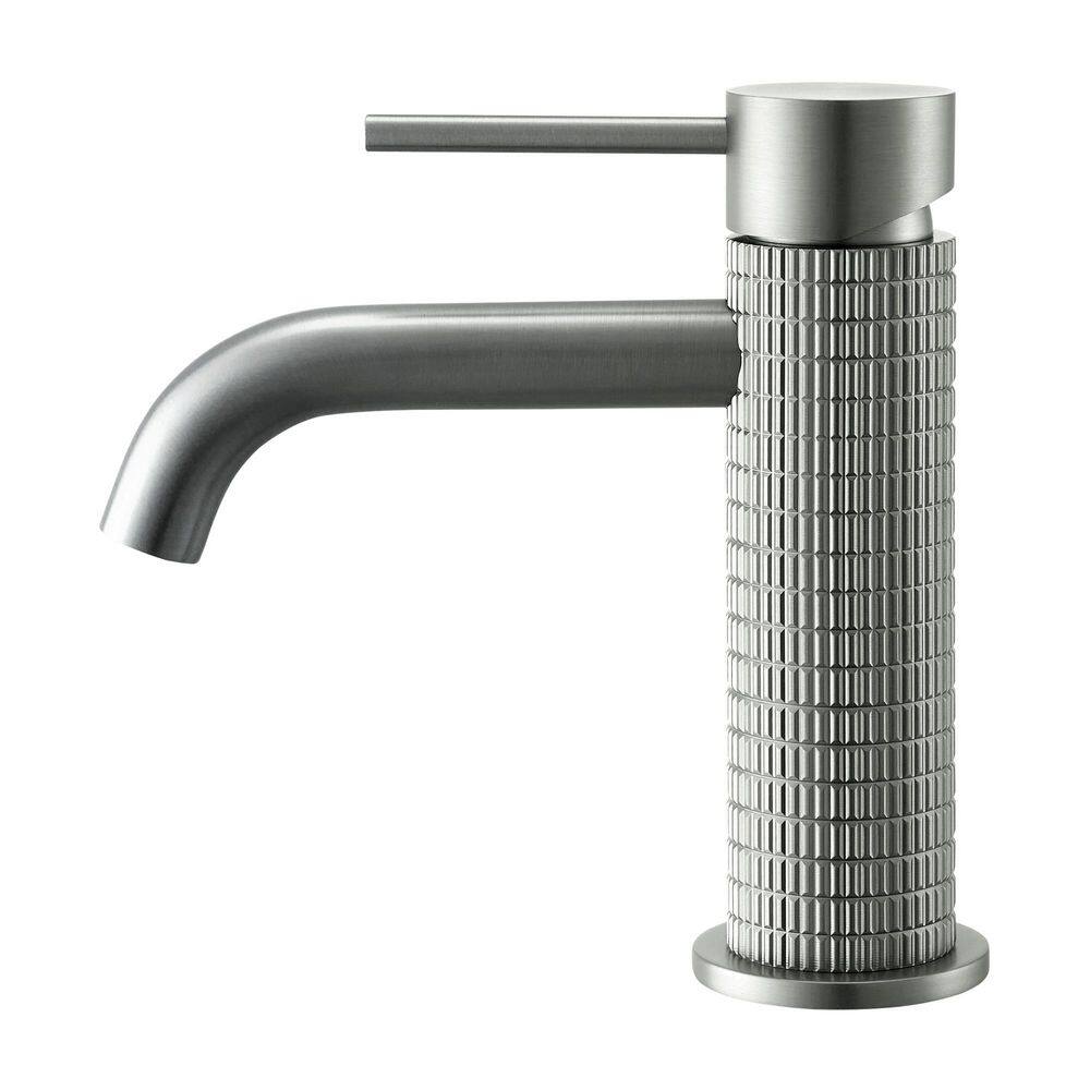 Mendavia Single Handle Single Hole Bathroom Faucet in Brushed Nickel price history on PriceWatchPro