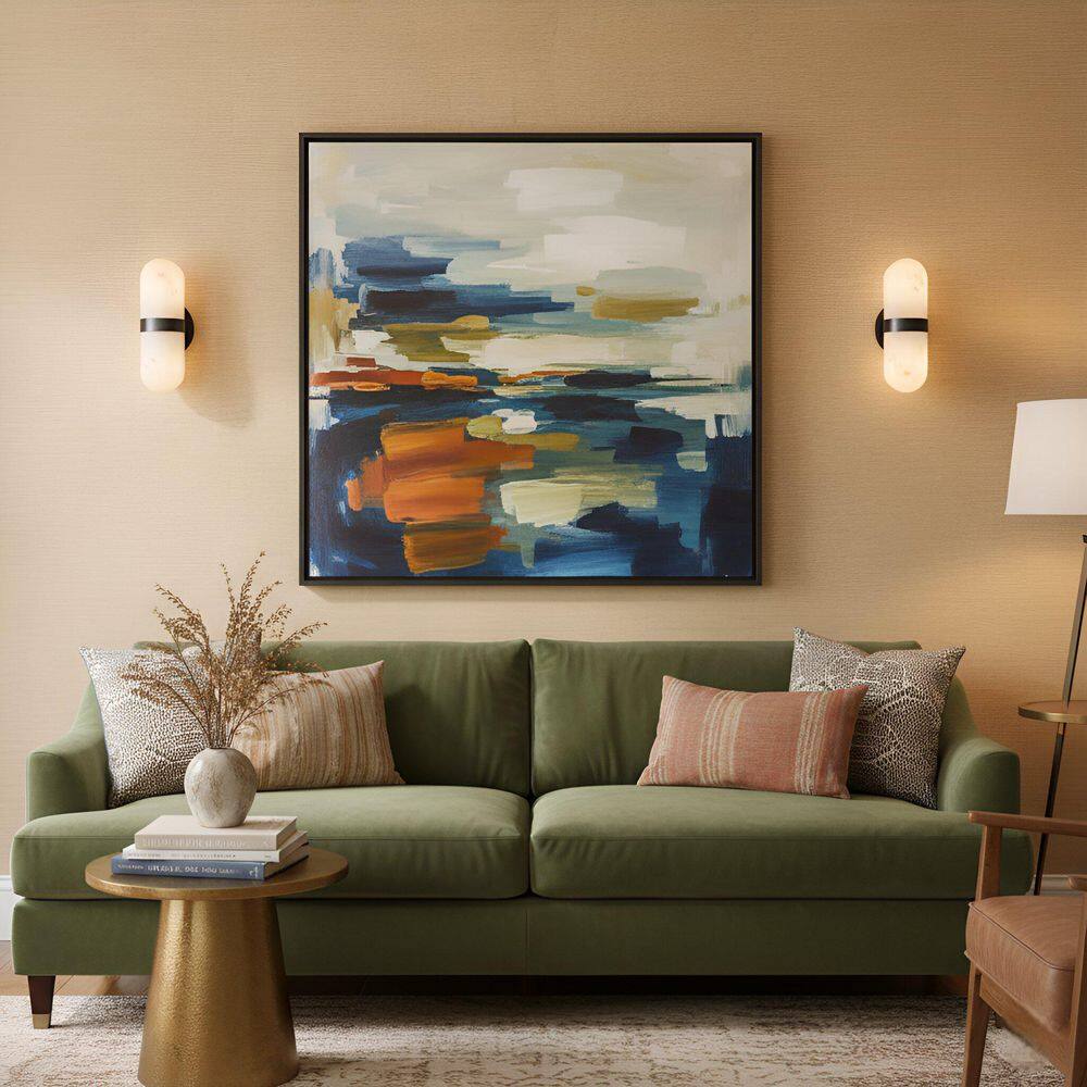 Bree 2-Light Matte Black Wall Sconce with Alabaster Resin Shade price history on PriceWatchPro