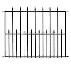 Emsco Victorian Fleur De Lis Medium 16 in. Resin Garden Fence (12-Pack ...