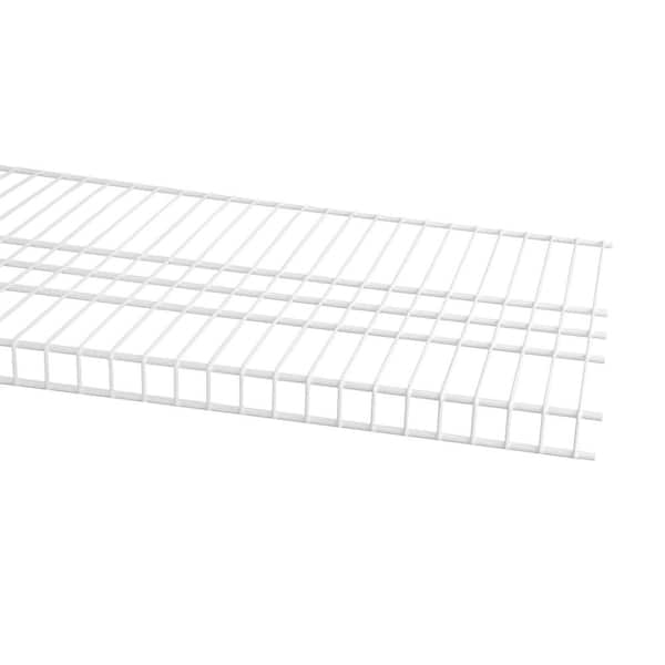 ClosetMaid ShelfTrack 144 in. L x 16 in. D White Heavy-Duty Wire Closet Shelf