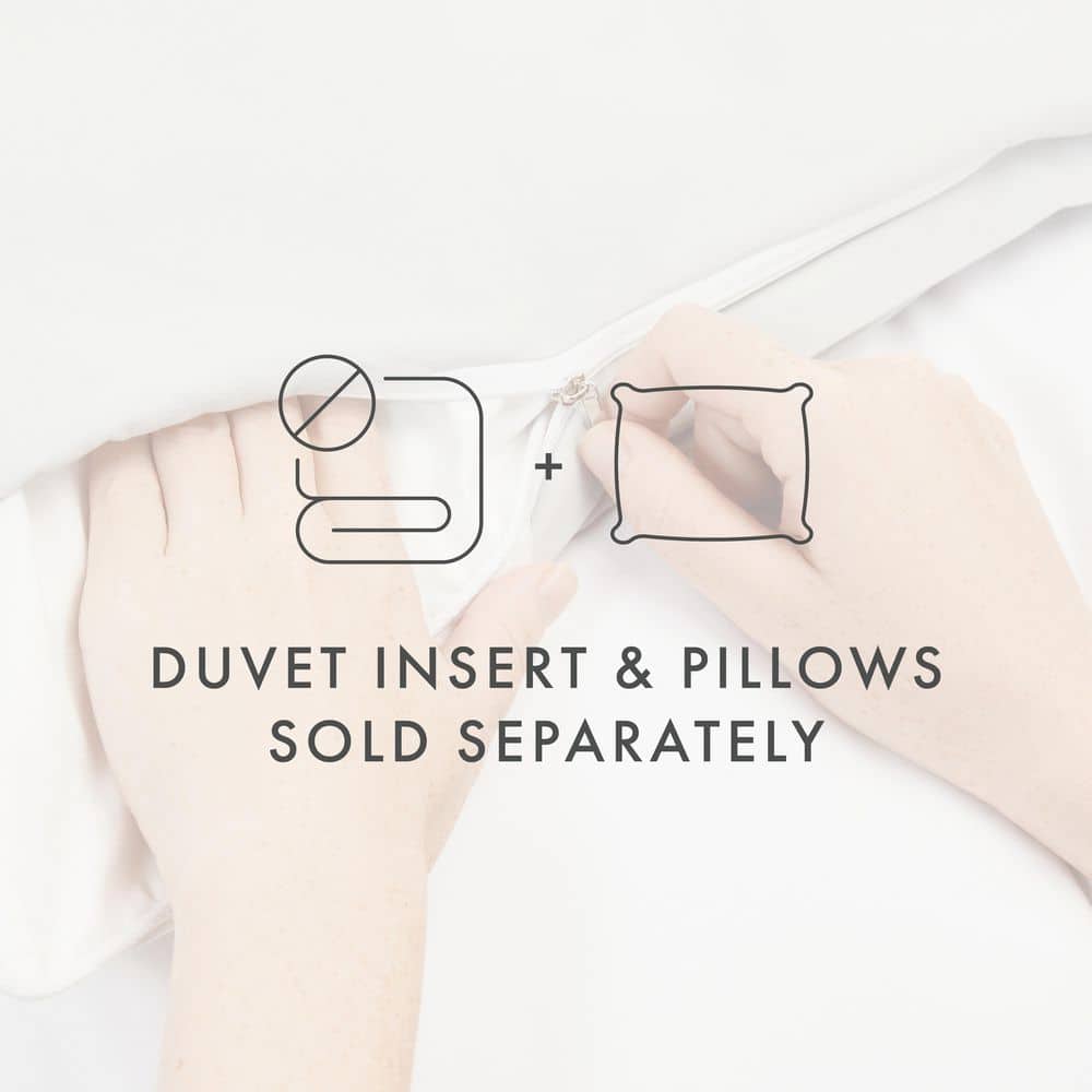Black Twin Soft Brushed Microfiber Duvet Cover Set