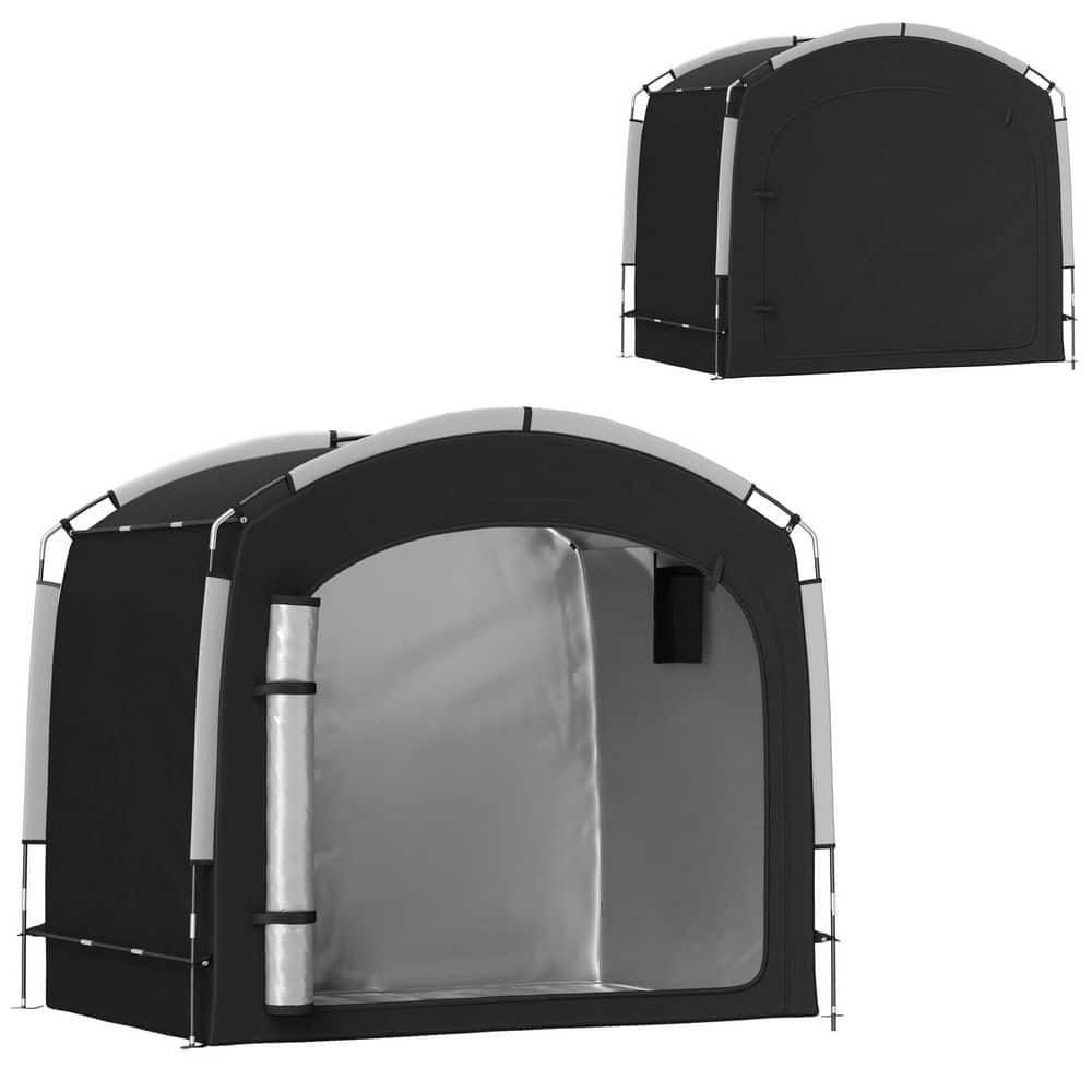 Outsunny 6.7 ft. x 4.9 ft. Bike Storage Tent, Portable