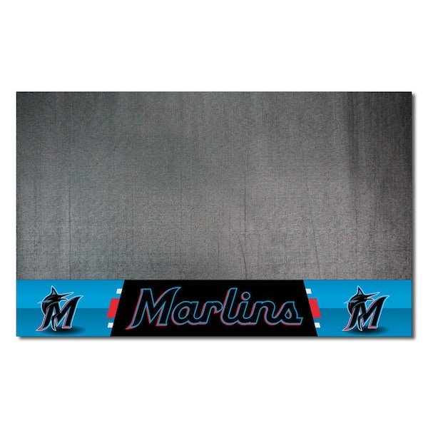 FANMATS Miami Marlins 26 in. x 42 in. Grill Mat