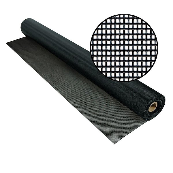 72 in. x 100 ft. Black TuffScreen