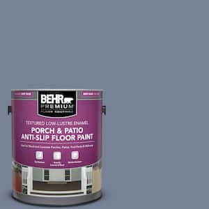 1 gal. #PPU15-07 Tranquil Pond Textured Low-Lustre Enamel Interior/Exterior Porch and Patio Anti-Slip Floor Paint