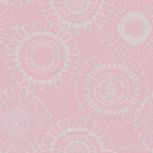 Pink Sonnet Floral Matte Non-Pasted Wallpaper Sample