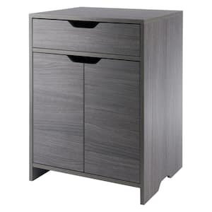 1-Drawer Nova Charcoal Storage Cabinet