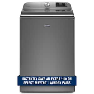 5.2 cu. ft. Smart Capable Metallic Slate Top Load Washing Machine with Extra Power, ENERGY STAR